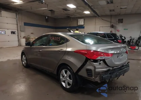 2013 Hyundai Elantra Gls из США, поврежденный, VIN 5NPDH4AE9DH308000